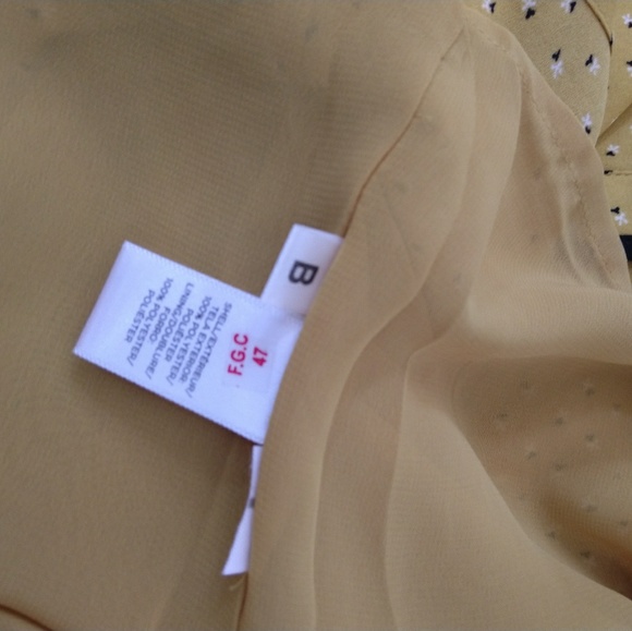 Ann Taylor LOFT mustard dress size medium - Picture 8 of 8